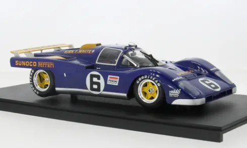 Ferrari 512M, 24h Daytona, 1971, Team Sunoco, #6, M.Donohue/D.Hobbs, 1:18, Werk83