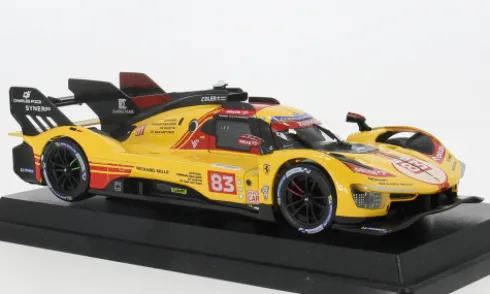 Ferrari 499P, 24h Le Mans, 2024, #83, R.Kubica/Y.Ye, 1:24, Bburago