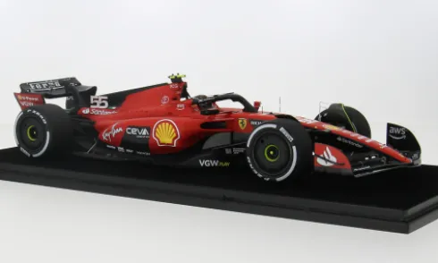 Ferrari SF-23, Formel 1, GP Singapur, 2023, Scuderia Ferrari, #55, C.Sainz Jr., 1:18, Look Smart