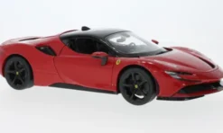 Ferrari SF90 Stradale, rot/schwarz, 2020, 1:18, Bburago