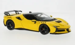 Ferrari SF90 XX Stradale, gelb/schwarz, 1:24, Bburago
