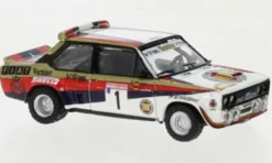Fiat 131 Abarth, Rally Hunsrück, 1980, Fiat Warsteiner, #1, W.Röhrl, 1:87, Brekina