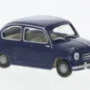 Fiat 600, dunkelblau, 1955, 1:87, Wiking
