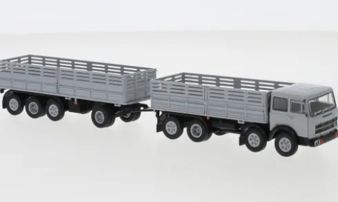 Fiat 691, grau/schwarz, 1970, 1:87, Brekina Starline