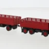 Fiat 691, rot/schwarz, 1970, 1:87, Brekina Starline