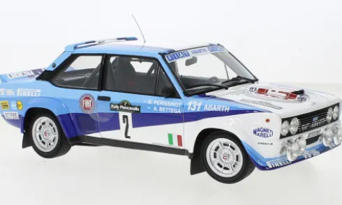 Fiat 131 Abarth, Rallye Piancavallo, 1980, #2, A.Bettega/M.Perissinot, 1:18, Kyosho