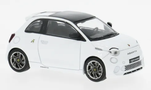 Fiat 500e Abarth, weiss, 2024, 1:43, IXO