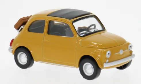 Fiat 500 F, dunkelgelb, 1965, 1:43, Norev
