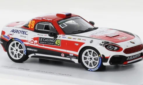 Fiat 124 Rally RGT, Rallye WM, Rallye Monte Carlo, 2022, #49, M.Rada/J.Jugas, 1:43, Spark