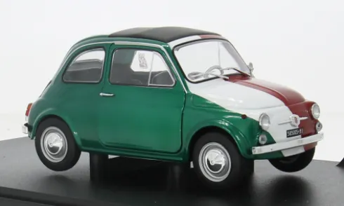Fiat 500, rot/Dekor, 1965, 1:18, Solido