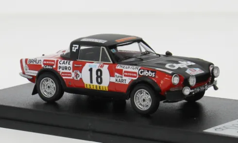 Fiat 124 Sport Spider 1600, TAP Rally, 1974, Cinegra VIP, #18, L.Netto/Jocames, 1:43, Trofeu