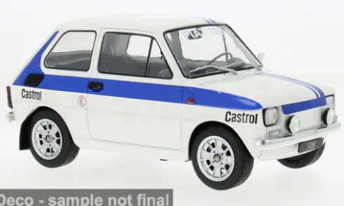 Fiat 126, weiss/blau, 1972, 1:18, MCG