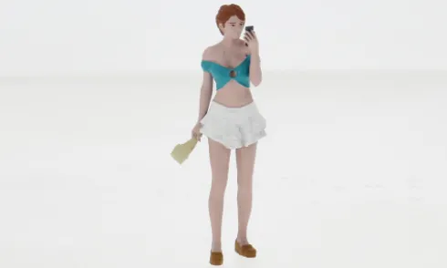 Figur Ada, blue/white, 1:24, Atlantic