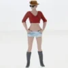 Figur Cora, red/blue, 1:18, Atlantic