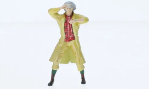 Figur Dr. Emmett Brown, Back To The Future, 1:24, Triple 9 Collection