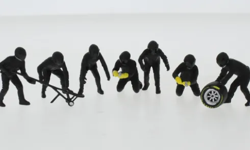 Figuren F1 Pit Crew, 1:43, American Diorama