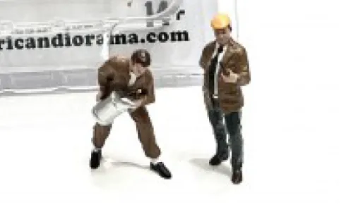 Figuren Race Day Figures - Set 4, 1:43, American Diorama