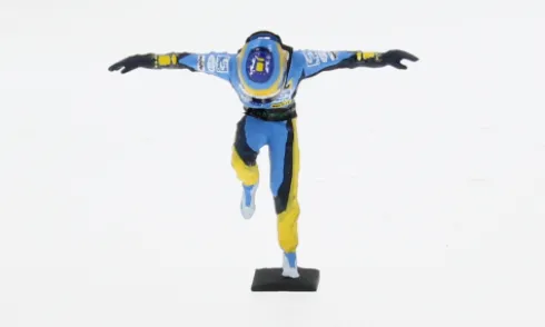 Figur Fernando Alonso Renault special position, 1:43, Cartrix