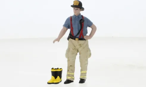 Figur Firefighters - Getting Ready, 1:18, American Diorama