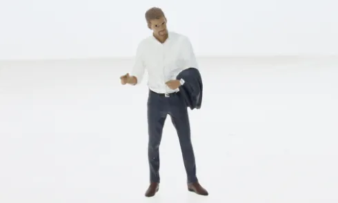 Figur Gentlemen's Club-1, 1:24, American Diorama