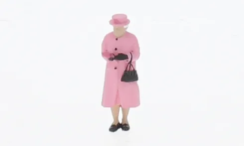 Figur Queen Elizabeth II, 1:64, Cartrix