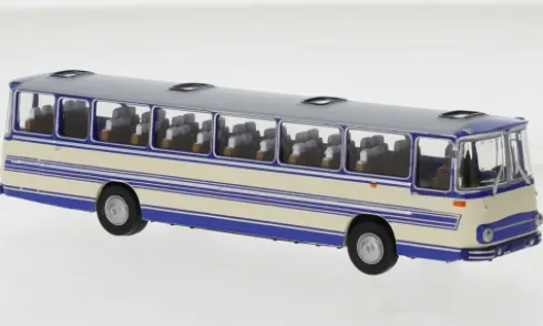 Fleischer S5, blau/hellbeige, 1973, 1:87, Brekina