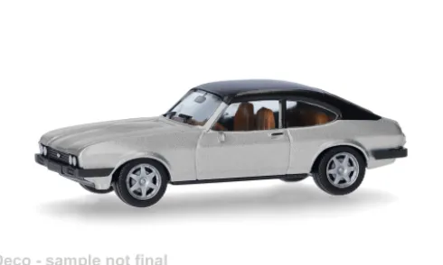 Ford Capri, silber, 1:87, Herpa