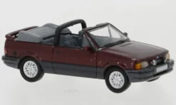 Ford Escort IV Cabriolet, dunkelrot/grau, 1986, 1:87, PCX87