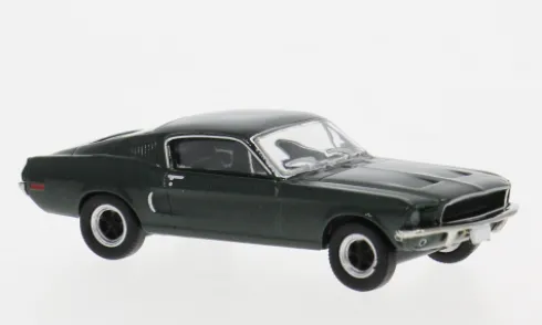 Ford Mustang Fastback, dunkelgrün, 1968, 1:87, Brekina