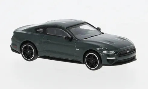 Ford Mustang GT, dunkelgrün, 2018, 1:87, Minichamps