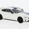 Ford Mustang GT, weiss/blau, 2018, 1:87, Minichamps