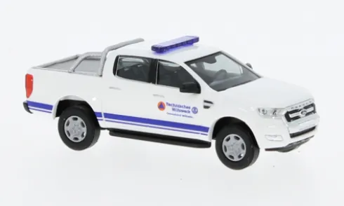 Ford Ranger, THW Mühlheim, 1:87, Busch