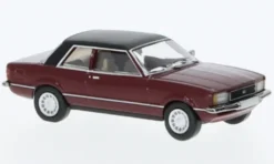 Ford Taunus TC2, dunkelrot/schwarz, 1976, 1:87, PCX87
