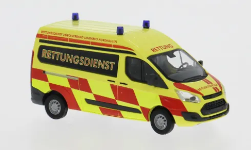 Ford Transit Custom, 2012, Fernverlegungsdienst Thüringen, 1:87, Busch