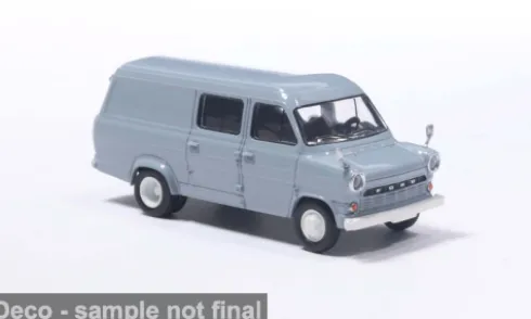 Ford Transit, grau, 1970, 1:87, Brekina