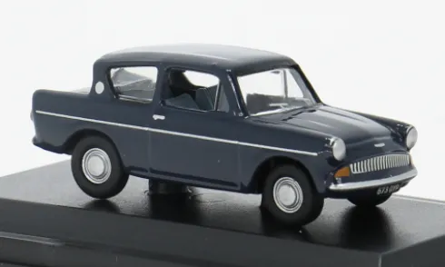 Ford Anglia, dunkelblau, 1:76, Oxford