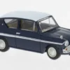 Ford Anglia, dunkelblau/weiss, 1959, 1:87, Brekina