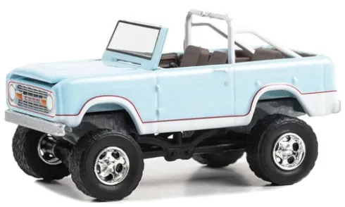 Ford Bronco Custom, hellblau, 1970, 1:64, Greenlight
