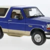 Ford Bronco Eddie Bauer Edition, blau/beige, 1996, 1:18, Greenlight