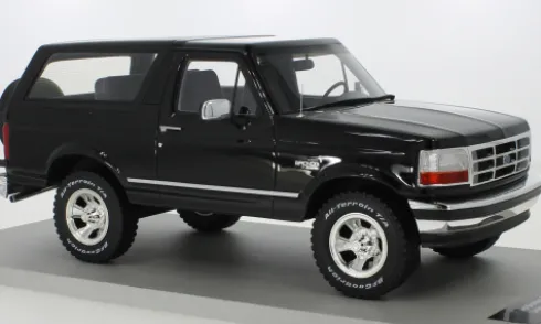 Ford Bronco, schwarz, 1992, 1:18, Lucky Step Models