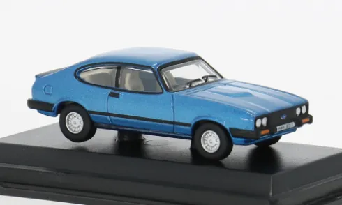 Ford Capri MK II, blau, 1:76, Oxford