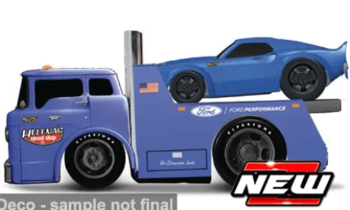 Ford C600 Flatbed, blau, 1966, 1:64, Maisto