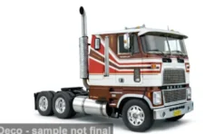 Ford CL 9000, braun/rot, 1976, 1:64, IXO America