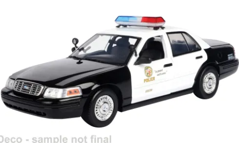 Ford Crown Victoria Police Interceptor, 2001, LAPD, 1:18, Motormax
