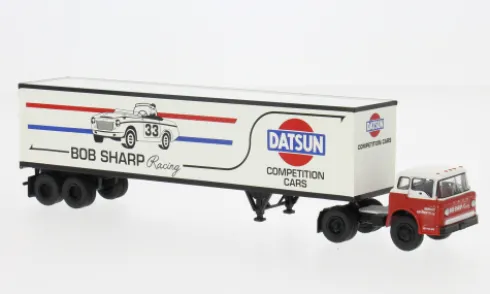 Ford C-Series Koffer-SZ, 1970, Datsun, 1:87, Brekina