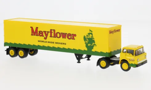 Ford C-Series Koffer-SZ, 1970, Mayflower, 1:87, Brekina