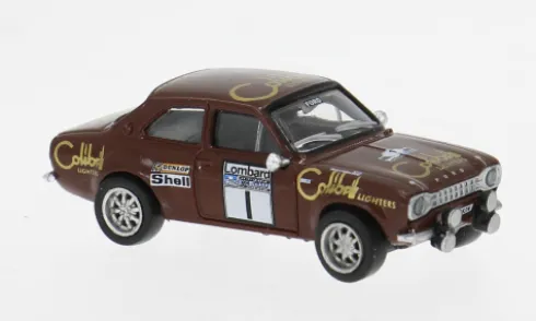 Ford Escort RS 1800 MKI, Rallye RAC Lombard, 1974, #1, T.Makinen, 1:87, Brekina