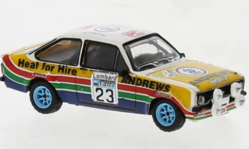 Ford Escort RS 1800, Rallye RAC Lombard, 1977, #23, R.Brookes, 1:87, Brekina