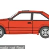 Ford Escort XR3i, dunkelorange, 1:76, Oxford