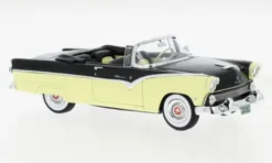 Ford Fairlane Sunliner, schwarz/hellgelb, 1955, 1:43, GIM - Great Iconic Models